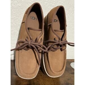 UGG Cityfunc Womens Platform Lace-Up Shoes Chestnut Size 9.5 Comfort New